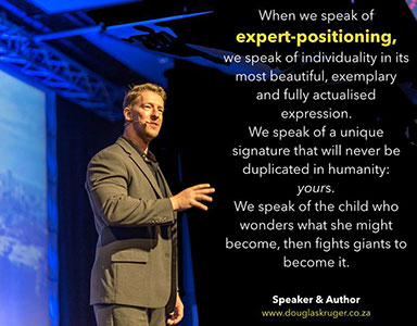 Fight Giants - Expert Positioning - Professional Speaker - Douglas Kruger CSP 